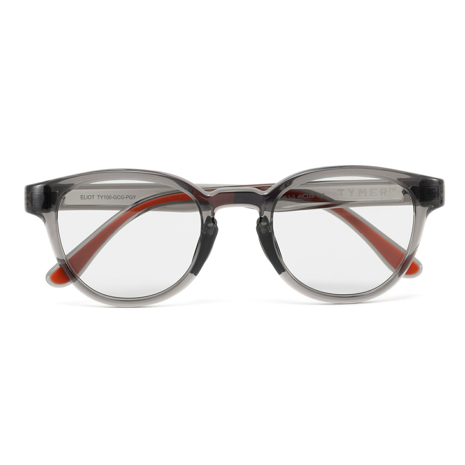 Rakuten - 最短当日発送 タイマー TYMER ELIOT Gloss Clear Grey/Photochromic Grey [TY100-GCG-PGY エリオット サングラス ボストンシェイプ 調光レンズ]