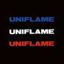 【あす楽対応】 ユニフレーム UNIFLAME UF ロゴステッカー大 トリオ [690123]