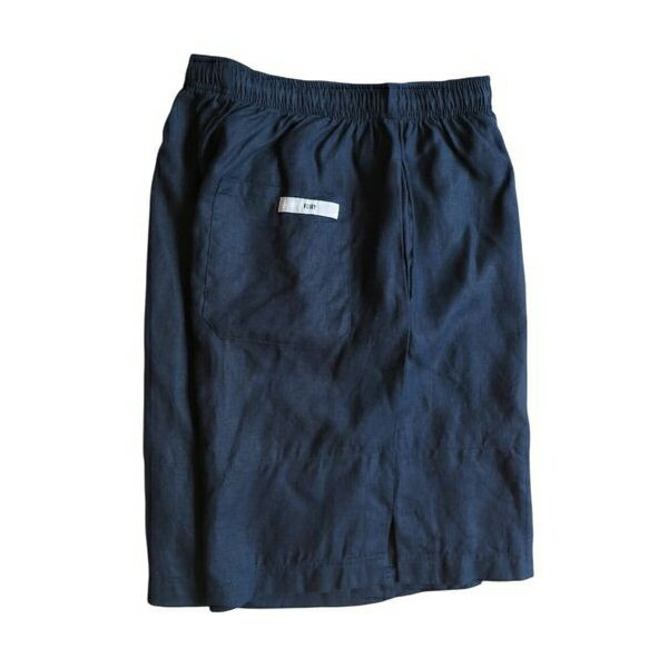 Rakuten - 最短当日発送 ヴォイリー voiry D.P SHORTS-LINEN NAVY [DP10257784-2 ドクターパンツ ショーツ リネン ネイビー フリーサイズ メンズ レディース]