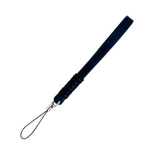 遊牧舎工房 携帯ストラップ ブラック 11cm [320032001011]