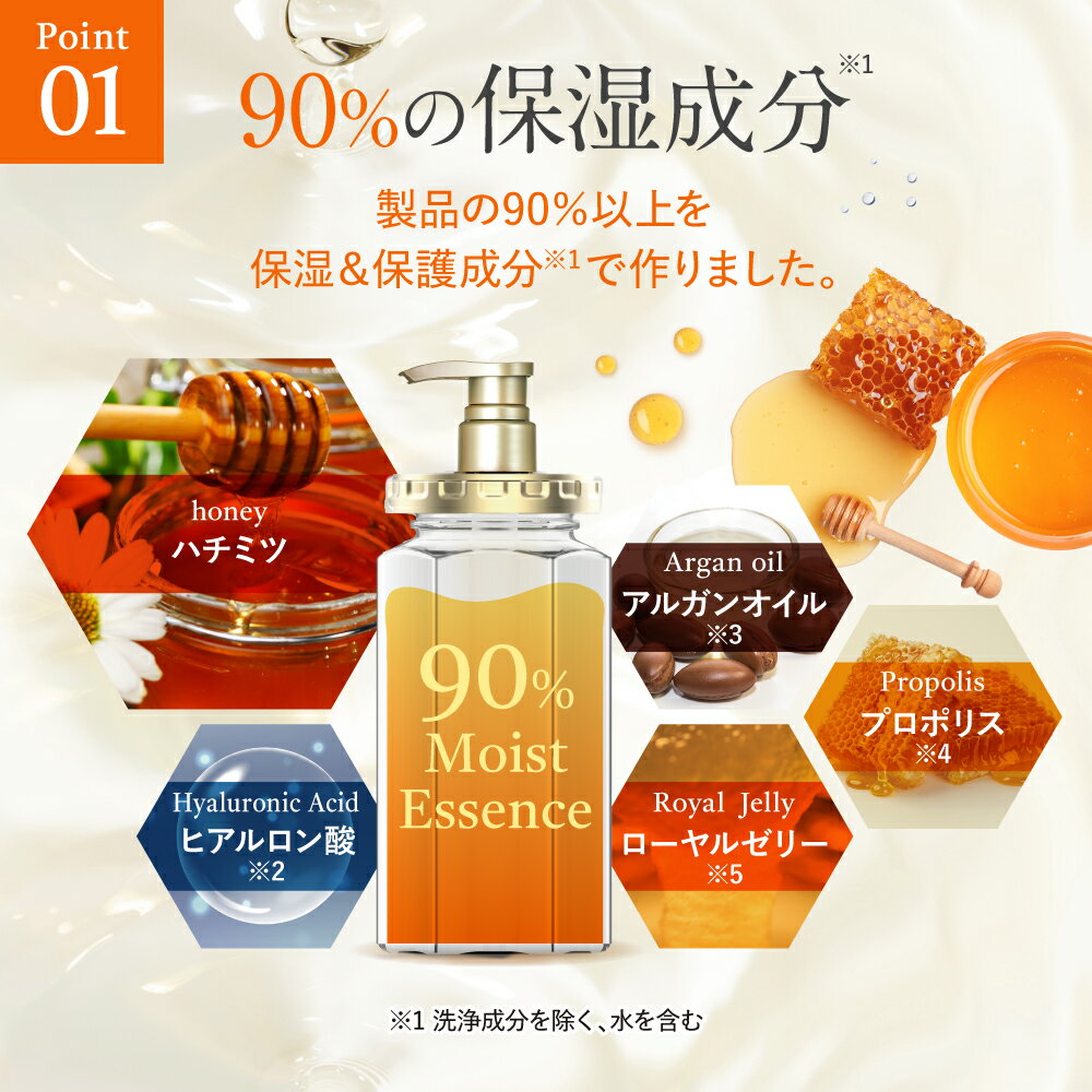 ハチミツをはじめとする保水成分にこだわった オーガニックヘアケア製品 1限定 440ml Honey うねり くせ毛 はちみつ アンドハニー オーガニック ギフト クリーミー ゴワつき シャンプー シルキー セット ダメージ ディープモイスト トリートメント ボトル メルティー 公式