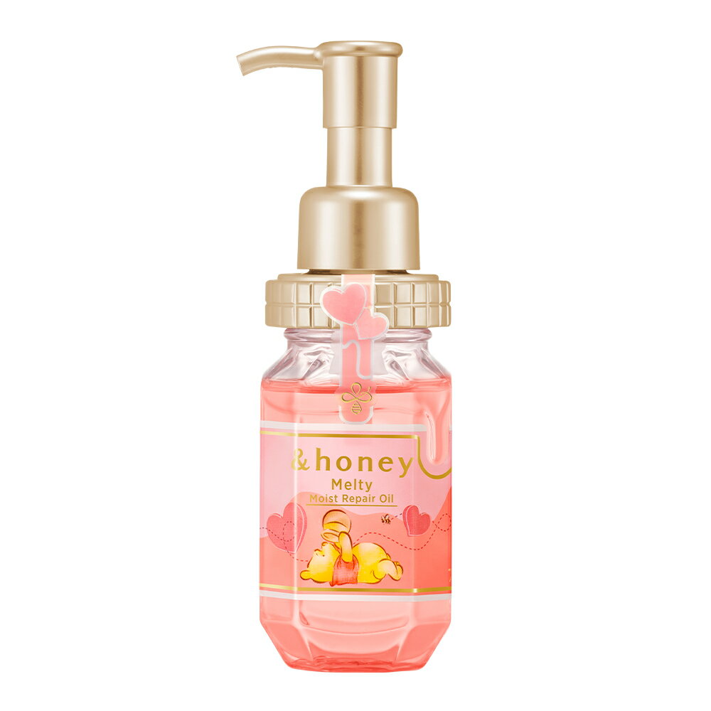 ＼24時間限定 Max800円OFF／【 &honey アンドハニー 】 プーさん デザイン アンドハニー ヘアオイル 洗い流さない スタイリング 流さない トリートメント アウトバス うねり ゴワつき ギフト オーガニック &ハニー &honey 送料無料 100ml 限定 メルティーのサムネイル