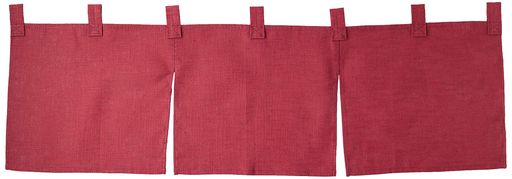 サンメルヘンのれん無地ボルドー001-01綿麻日本製YHV0101