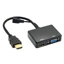 JSER HDMI - VGA & HDMI XXvb^[ I[fBIrfIP[uϊA_v^[ HDTV PCj^[p