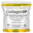 CALIFORNIA GOLD NUTRITION COLLAGENUP(コラーゲンアップ)、海洋性加水分解コラーゲン+ヒアルロン酸+ビタミンC、プレーン、464G(16.37..