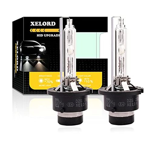 XELORD車用ヘッドライトD2SHIDバルブクイックスタート純正交換用HIDライト6500Kホワイト車検対応12V35W(2個入)...