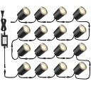 ウッドデッキライト SMY LIGHTING 地中埋込型ライト ローボルトライト 屋外 明るい 防水 屋外 電球色LED コンセント付き 16灯 コネクター式 ...