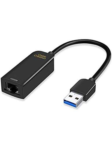 USBLLAN,CABLECREATION USB 3.0C[TlbgA_v^[10/100/1000 MBPSMKrbglbg[NP[u USB3.0-RJ45ϊA_v^[ NINTENDO