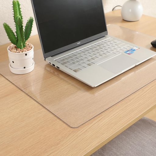 透明デスクマットPVC製学習机マット30x100cm厚さ2.0mmクリアテーブルマットテーブルクロス子供机マットオフィスデスクパソコンテーブルマット耐熱性防水帯...