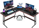 VICTONEゲーミングデスクL字デスク「メーカー2年保証」幅130CM*130CMパソコンデスクPCデスクL字型デスクパソコンコーナーデスクオフィスデスク作業机モニター台付き省スペース大型オフィスワークデスクブラック(3)