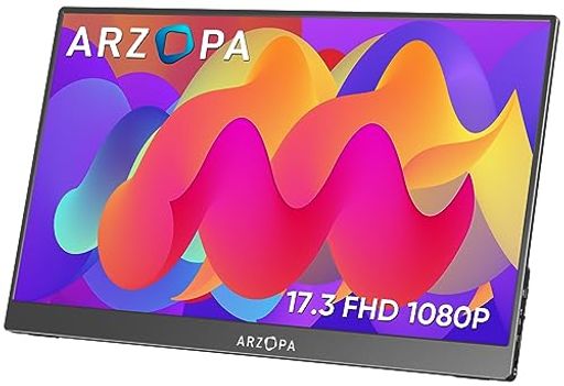 oCj^[ 17.3C` j^[ ARZOPA oCfBXvC XCb`pj^[ Q[j^[ ڌy/Fጸ HDR[hΉ IPSpl1920X1080FHD USB TYPE-C/MINI HDMI