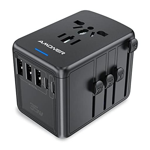 変換プラグAmoner海外電源変換アダプタ急速充電3USB-Aポートと2USB-Cポート付きと1*ACコンセント4種セットACアダプターUS/UK/EUR/AUS対応TYPE-C2000W/8A5.6A 変換プラグAmoner海外電源変換アダプタ急速充電3USB-Aポートと2USB-Cポート付きと1*ACコンセント4種セットACアダプターUS/UK/EUR/AUS対応TYPE-C2000W/8A5.6A
