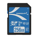 SABRENT 256GB SDカード V60 UHS-IIメモリーカード 270MB/秒の高速転送 キヤノン 富士フイルム パナソニック ニコン その他のあらゆるUHS-IIカメラと互換性あり（SD-TL60-256GB）