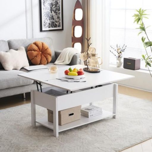 ローテーブル収納付きセンターテーブル天板昇降式天板2倍展開可能大容量簡単開閉昇降式収納テーブルおしゃ