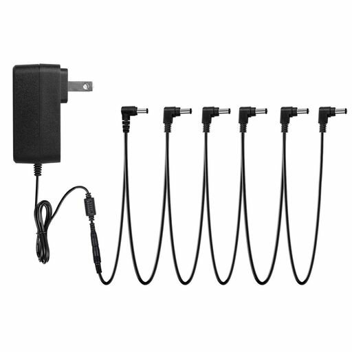 STRICHエフェクター電源4チャンネルDC9V1Aパワーサプライエレキギターエフェクターペダル用アダプター