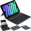 対応IPADMINI6/7(A17PRO)キーボード付きケース、多角度...(2)