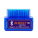 UUGER OBD2 診断機 ELM327 V1.5 自動車 故障診断機 OBD2 BLUETOOTH スキャンツール 日本語 マニュアル OBD2定義範囲内の車種に対応 設置簡単車両のECU情報をアプリでチェック *IPHONEは対応できません