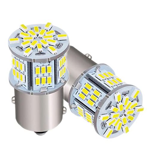 HooMoo3014SMD(P21W1156S25BA15SG18)LEDバルブLEDライト車用LEDランプ54連SMDシングル汎用変換超高輝度12V/24Vホ...
