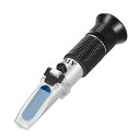 蜂蜜屈折計C-Timvasion温度自動補正蜂蜜手持屈折計3スケール(38-43ボーメ度、58-92%糖度、12-27%水分)養蜂蜂蜜品質専用測定