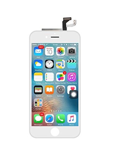 SZMiPhone6SPLUS5.5”修理用フロントパネルタッチスクリーン交換パネル修理工具付属(白)