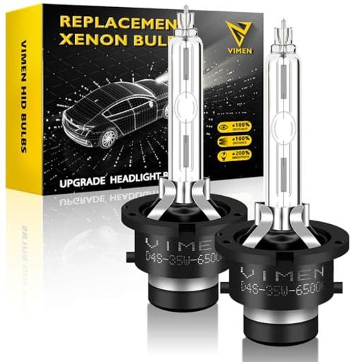 VIMENヘッドライトD4SHIDバルブ6500K35W純正交換用車検対応12V車用HID電球高輝度HIDライト2本1セット