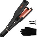 ABVOT【深U型】ヘアアイロンカール32MMウェーブアイロン新年プレゼント2023年新型カールアイロン150°C~210°C八千万級マイナスイオン吹出カールヘ...
