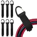 Haojiaho結束バンドとハンガーマジック式延長コード収納マジックテープホースケーブルナイロンメタルポリプロピレン作業用延長コードケーブルホースワイヤーロープ...