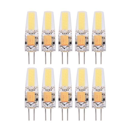 LADIESHOW 10PCS G4 LEDŵ AC/DC12-24V G4 COBLEDŵĴꥳ״(Ȥ)