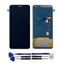 OYOG GOOGLE PIXEL 3A XL G020C G020G G020F LCD 画面修理交換用 タッチパネル 液晶パネル ガラス スクリーン修理パーツ デジタイザ 修理工具セット付き(黒)