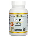 CALIFORNIAGOLDNUTRITIONCOQ10、100MG、植物性ソフトジェル120粒