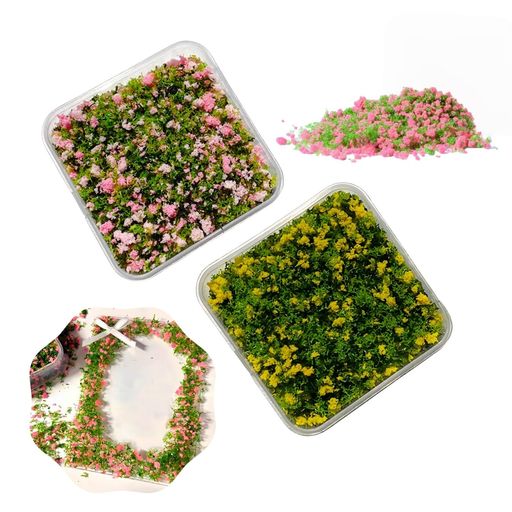 人工芝生パウダーモデル草花ジオラマ用素材草花シリーズ情景コレクショングラス模型建物モデル装飾風景..