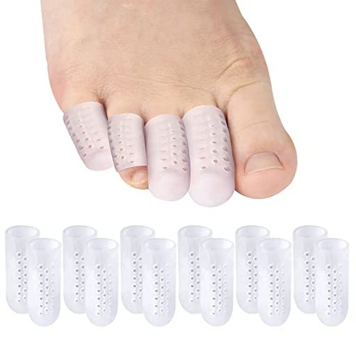 STHHLZ シリコン 足指サック指サック12個入足指サック水疱用 足のトウモロコシ男女兼用足指手指尖関節保護キャップ 摩擦疼痛緩和 など (S透明色:ユニセックス) STHHLZ シリコン 足指サック指サック12個入足指サック水疱用 足のトウモロコシ男女兼用足指手指尖関節保護キャップ 摩擦疼痛緩和 など (S透明色:ユニセックス)