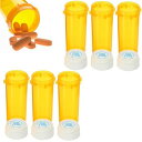 Phyxiulピルケース薬ケース常備薬海外ピルケースチャイルドロック両面使用可能30mL6個セット