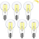 WONNINEK LED電球 フィラメント電球 調光器対応 E17 60W形相当 昼白色 4000K 817LM LED 調光 電球 エジソン電球 エジソンラン...
