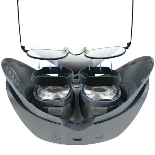 LICHIFIT VRレンズプロテクター PS VR2対応 眼鏡がVRレンズに傷つくのを防ぐ レンズスクラッチ防止 傷防止 眼鏡スペーサー アクセサリ..