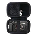 OLYMPUS(オリンパス)ToughTG-7/TG-6/TG-5/TG-4デジタルカメラ専用収納ケース-WERJIA(storagecase-Black)