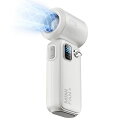 BILIWAL超極小ハンディファン【掌の中に暴風!】携帯扇風機超高速30000RPM100無段階風量調節5000MAH大容量バッテリーポケット収納可風力革命超高速強力軽量150G超小型暑さ対策通勤花火大会キャ…