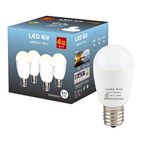 Ĵб LEDŵ E17 5000K G35 60W 500롼 (6W)  4