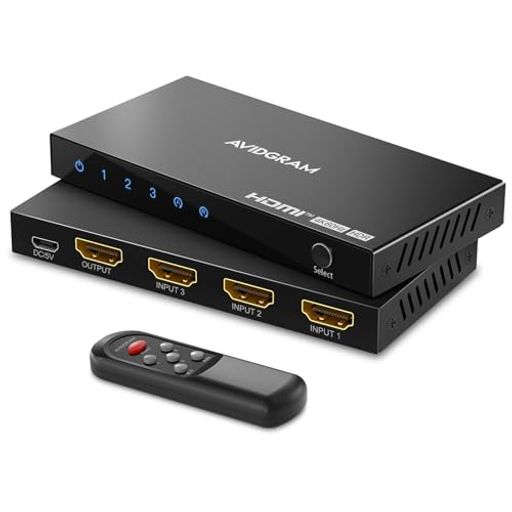 HDMI 切替器 4K 60HZ AVIDGRAM HDMI 2.0 セレ