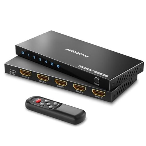 HDMI 切替器 4K 60HZ AVIDGRAM HDMI 2.0 セレ