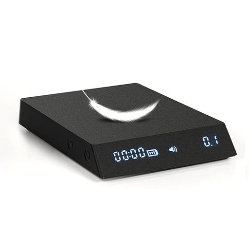 TIMEMORE NANOドリップスケール 電子秤 デジタルスケール コーヒー用スケール キッチン 計量器 高精度計量器 タイマー機能及計量機能 LED (BASIC+ブラック) (NANOスケール-ブラック)