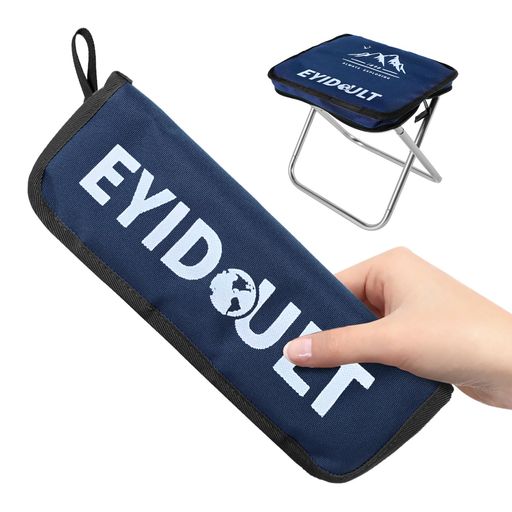 EYIDOULT折りたたみ椅子コンパクト軽量アルミ合金持ち運びアウトドアチェア収納袋一体型便利携帯いす日..