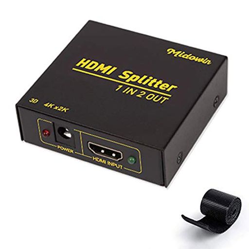 MIDOWIN HDMI 分配器 1入力2出力 同時出