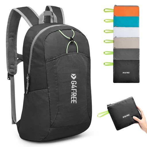 [G4Free]24L軽量パッカブルハイキングバックパック小型スポーツトラベルデイパック防水女性男性用