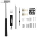 TICFROG時計ベルト調整工具51点セット時計バンド交換バネ棒外しピン抜き工具品質が良い32個バネ棒10個交換針時計修理ツール