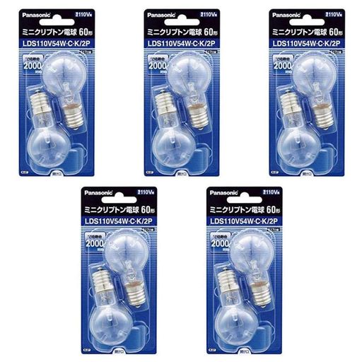 ѥʥ˥å(PANASONIC) ߥ˥ץȥŵ 110V 60W(54W) E17 35MM ꥢ 2 LDS110...