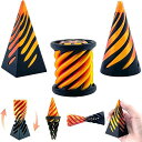 インポッシブルピラミッドパススルー彫刻、パススルーピラミッドフィジェットトイ、3Dプリントスパイラルコーンおもちゃインポッシブルスパイラルコーンフィジェットストレスと不安…