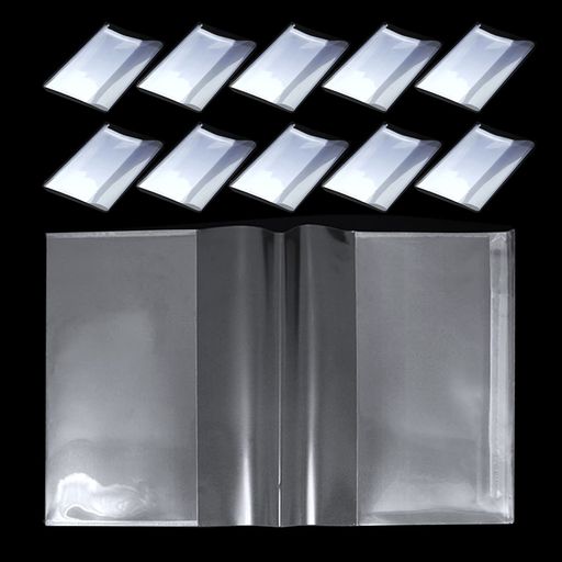 雑誌カバー表紙カバー透明A4透明雑誌カバー教科書カバーPVC製防水カバーフィルム雑誌用表紙カバー本単行本ノート参考書用汚れ防止Mesanda(10枚A4サイズ)