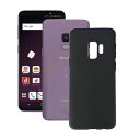 対応GalaxyS9SC-02KSCV38ケース【ブラックTPU】米軍MIL規格耐衝撃薄型軽量擦り傷防止落下防止滑り止め指紋防止防塵耐久携帯便利GalaxyS9ケースカバー黒い