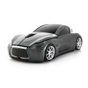 RUUNNERかっこいい小型くるまマウスワイヤレスマウス無線マウスクール車型スポーツカーコンパクト光学式コードレスマウス小型軽量持ち運び便利USB2.4GHz人...